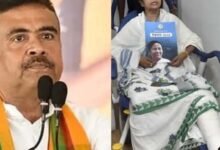 नंदीग्राम में शुभेंदु अधिकारी का बड़ा दावा, बोले- ममता के पैर में नहीं हुआ था फ्रैक्चर