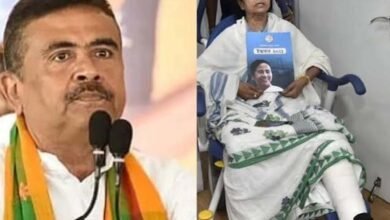 नंदीग्राम में शुभेंदु अधिकारी का बड़ा दावा, बोले- ममता के पैर में नहीं हुआ था फ्रैक्चर
