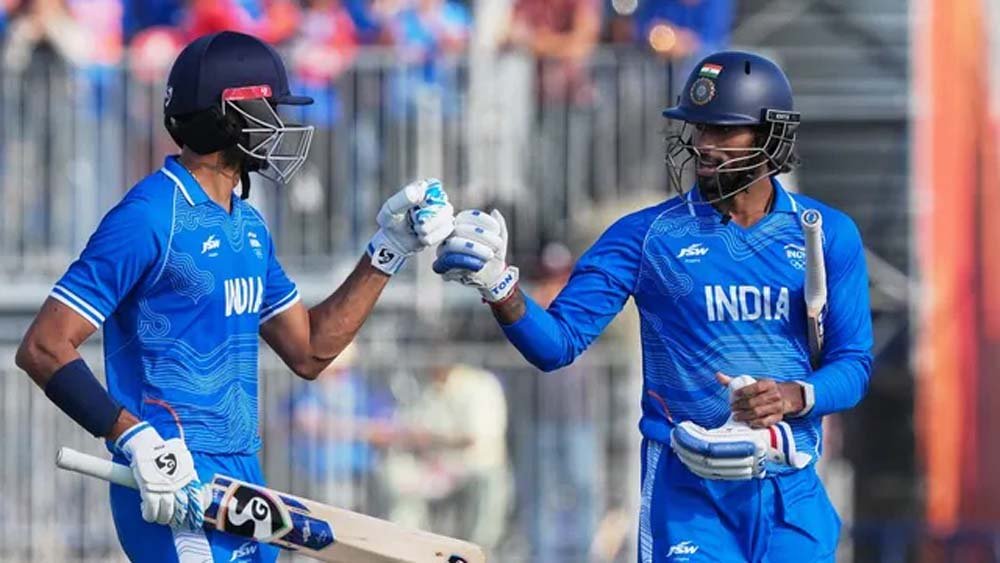 IND vs PAK Final: भारत ने पाकिस्तान को हराकर जीता एशियन गेम्स गोल्ड, तिलक-अभिषेक ने मचाया धमाल IND vs PAK Final: भारत ने पाकिस्तान को हराकर जीता एशियन गेम्स गोल्ड, तिलक-अभिषेक ने मचाया धमाल