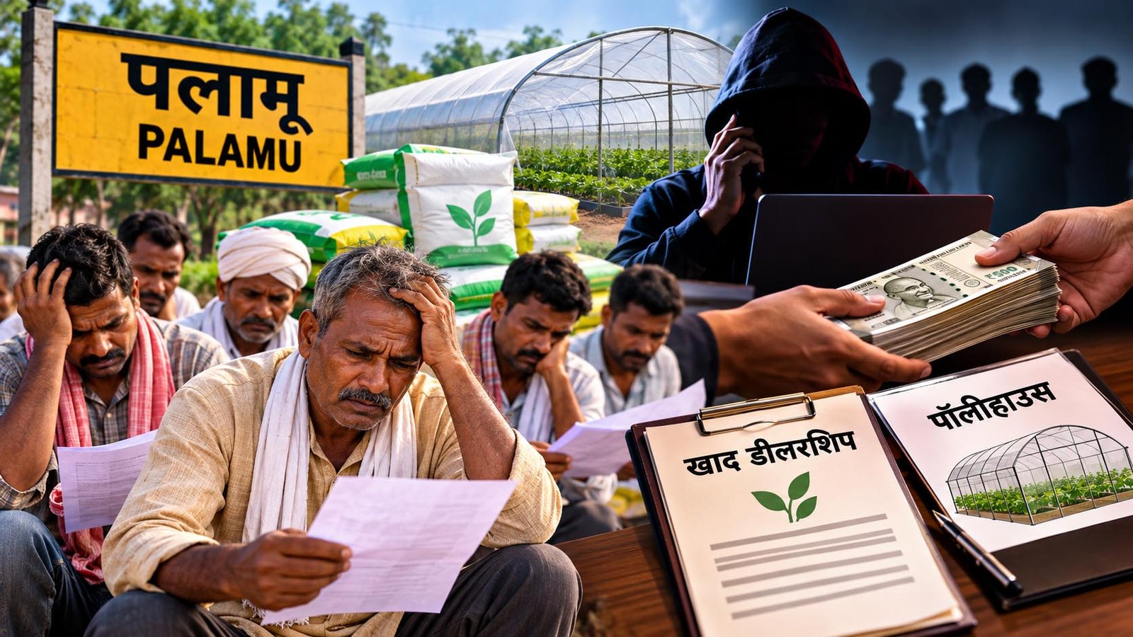 पलामू में ₹77 लाख की ठगी, खाद डीलरशिप और पॉलीहाउस के नाम पर 18 लोग बने शिकार पलामू में ₹77 लाख की ठगी, खाद डीलरशिप और पॉलीहाउस के नाम पर 18 लोग बने शिकार
