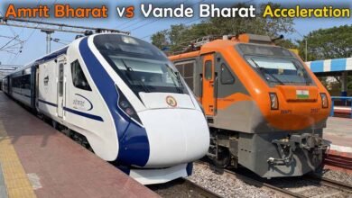Vande Bharat vs Amrit Bharat: किराया, दरवाजे और स्पीड से लेकर जानें दोनों ट्रेनों के 5 बड़े अंतर Vande Bharat vs Amrit Bharat: किराया, दरवाजे और स्पीड से लेकर जानें दोनों ट्रेनों के 5 बड़े अंतर