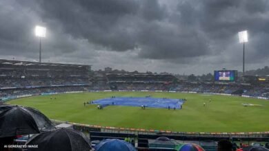 Jharkhand Weather: फिर बदला मौसम, भारत-वेस्टइंडीज T20 मैच पर मंडराया बारिश का खतरा Jharkhand Weather: फिर बदला मौसम, भारत-वेस्टइंडीज T20 मैच पर मंडराया बारिश का खतरा
