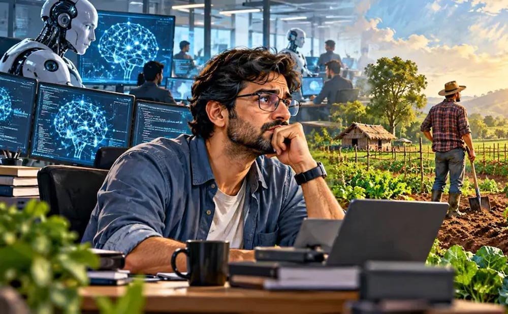 AI के डर से नौकरी छोड़ खेती करना चाहता है 10 साल अनुभवी सॉफ्टवेयर इंजीनियर, जानें क्यों बढ़ी चिंता AI के डर से नौकरी छोड़ खेती करना चाहता है 10 साल अनुभवी सॉफ्टवेयर इंजीनियर, जानें क्यों बढ़ी चिंता