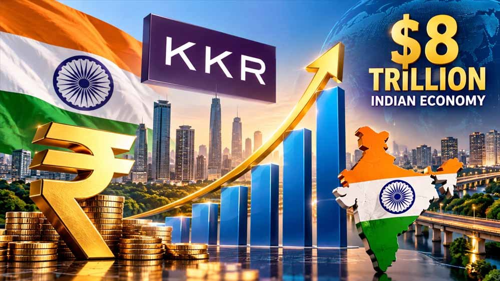 अगले 10 साल में  ट्रिलियन के पार पहुंचेगी भारतीय इकोनॉमी, KKR ने जताया भरोसा