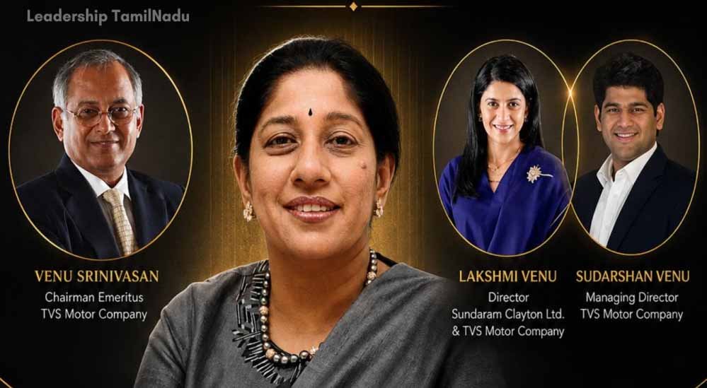 TVS परिवार में संपत्ति विवाद! वेणु श्रीनिवासन और पत्नी मल्लिका के बीच 18 महीने से खींचतान TVS परिवार में संपत्ति विवाद! वेणु श्रीनिवासन और पत्नी मल्लिका के बीच 18 महीने से खींचतान