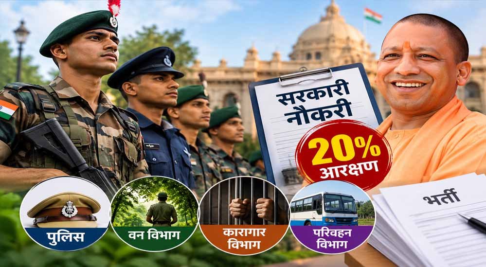 पूर्व अग्निवीर युवाओं के लिए योगी सरकार ने आसान की सरकारी नौकरी की राह पूर्व अग्निवीर युवाओं के लिए योगी सरकार ने आसान की सरकारी नौकरी की राह