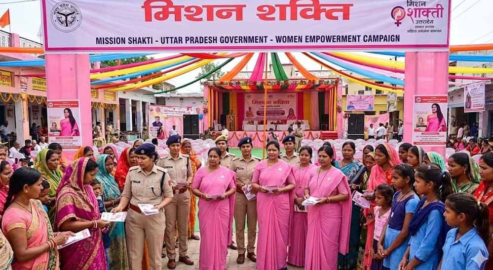 योगी सरकार के मिशन शक्ति अभियान से महिलाएं हुईं सशक्त, 99 हजार से अधिक गांवों तक पहुंची महिला बीट पुलिस योगी सरकार के मिशन शक्ति अभियान से महिलाएं हुईं सशक्त, 99 हजार से अधिक गांवों तक पहुंची महिला बीट पुलिस