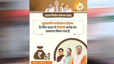छत्तीसगढ़ में विकास कार्यों को रफ्तार, मुख्यमंत्री नगरोत्थान योजना के तहत ₹38.23 करोड़ मंजूर छत्तीसगढ़ में विकास कार्यों को रफ्तार, मुख्यमंत्री नगरोत्थान योजना के तहत ₹38.23 करोड़ मंजूर