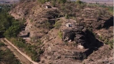 MP News: विदिशा की उदयगिरी गुफाओं में मां दुर्गा का 1700 साल पुराना दुर्लभ स्वरूप, 12 भुजाओं वाली प्रतिमा है खास