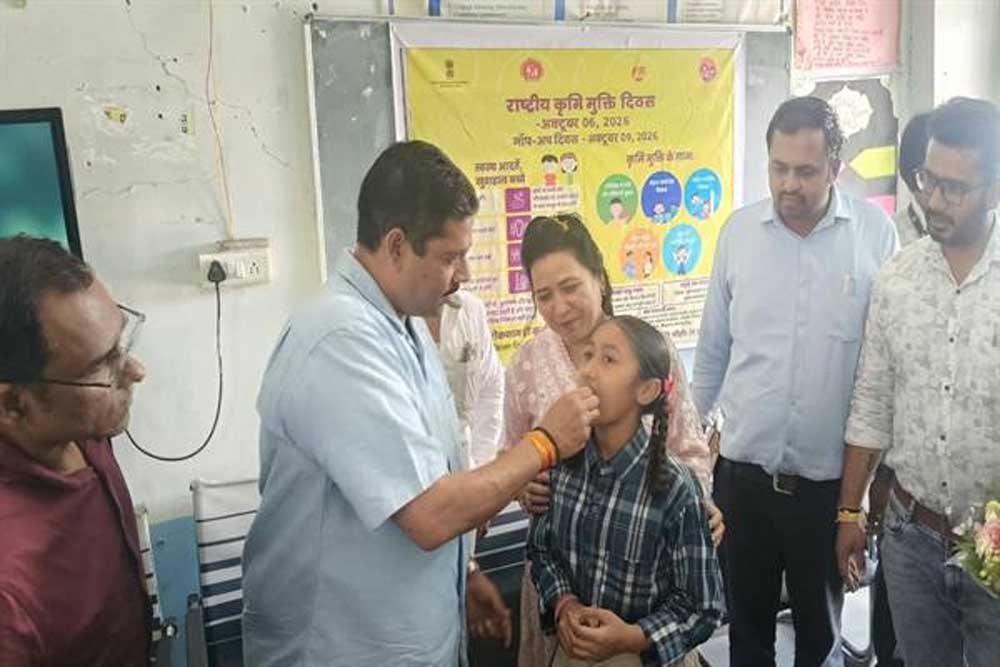 राष्ट्रीय कृमि मुक्ति दिवस के पहले दिन 1.12 करोड़ बच्चों एवं किशोरियों को दी गई कृमिनाशन खुराक राष्ट्रीय कृमि मुक्ति दिवस के पहले दिन 1.12 करोड़ बच्चों एवं किशोरियों को दी गई कृमिनाशन खुराक