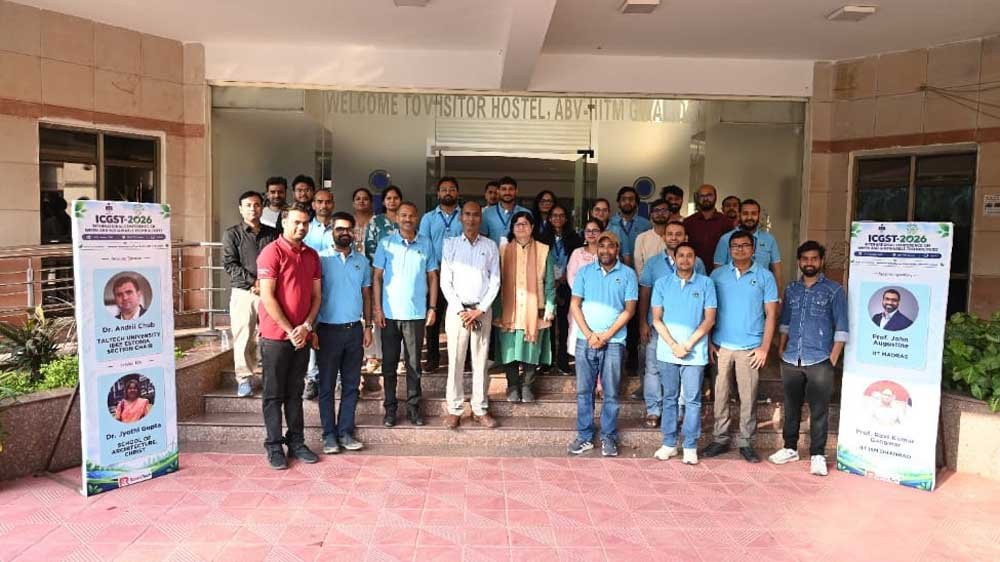 एबीवी-आईआईआईटीएम ग्वालियर में अंतरराष्ट्रीय सम्मेलन आईसीजीएसटी-2026 का आयोजन एबीवी-आईआईआईटीएम ग्वालियर में अंतरराष्ट्रीय सम्मेलन आईसीजीएसटी-2026 का आयोजन