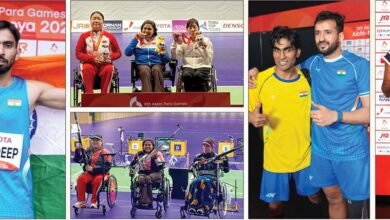 मुख्यमंत्री डॉ. यादव ने पैरा एशियन गेम्स में श्रेष्ठ प्रदर्शन करने पर जांबाज खिलाड़ियों को दी बधाई मुख्यमंत्री डॉ. यादव ने पैरा एशियन गेम्स में श्रेष्ठ प्रदर्शन करने पर जांबाज खिलाड़ियों को दी बधाई