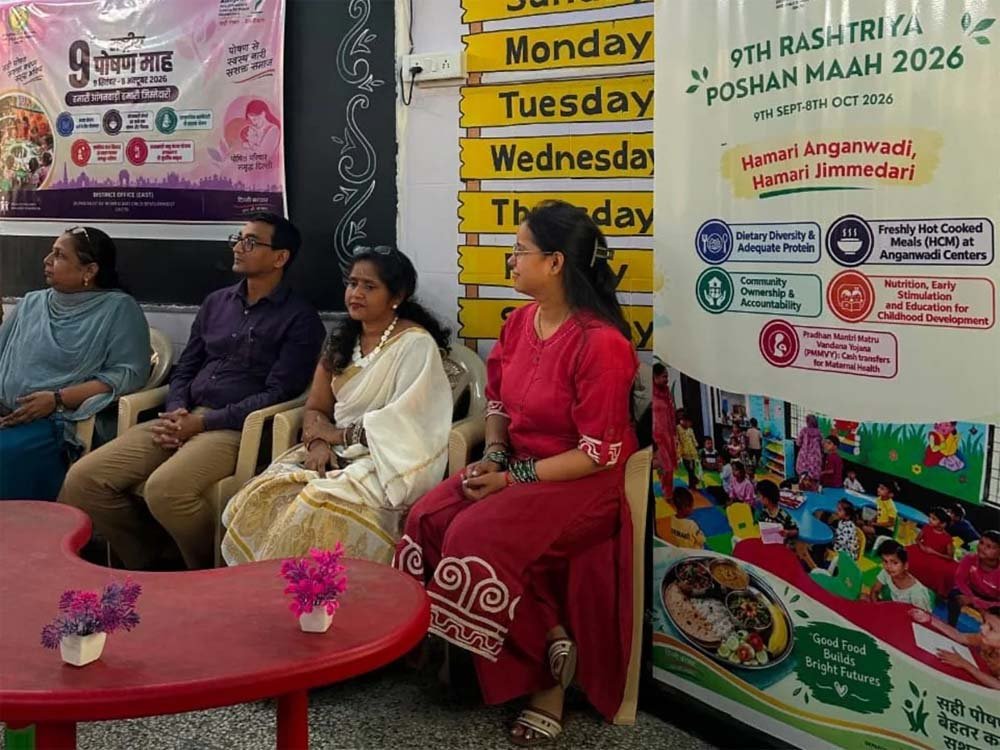 प्रदेश राष्ट्रीय पोषण माह में देश में तीसरे स्थान पर प्रदेश राष्ट्रीय पोषण माह में देश में तीसरे स्थान पर